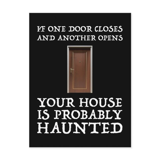 Funny Saying Ghost Hunter Postinvitations