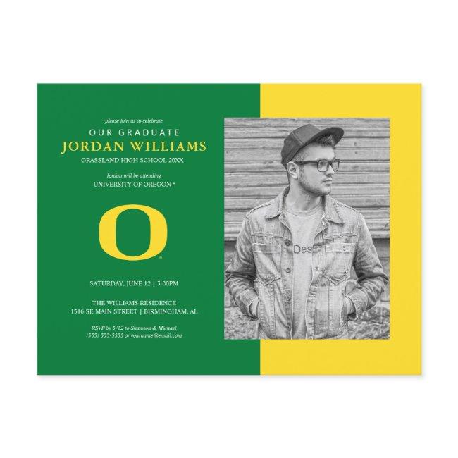 Future University Of Oregon Grad Announcement Postinvitations