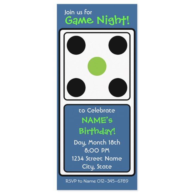 Game Night! Invitation