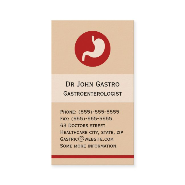 Gastroenterologist Business Invitations