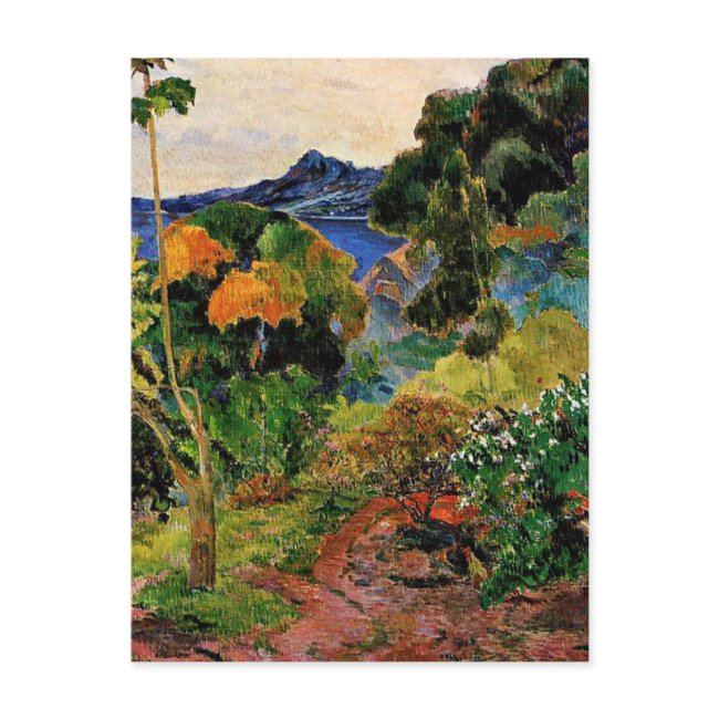 Gauguin - Martinique Landscape Postinvitations