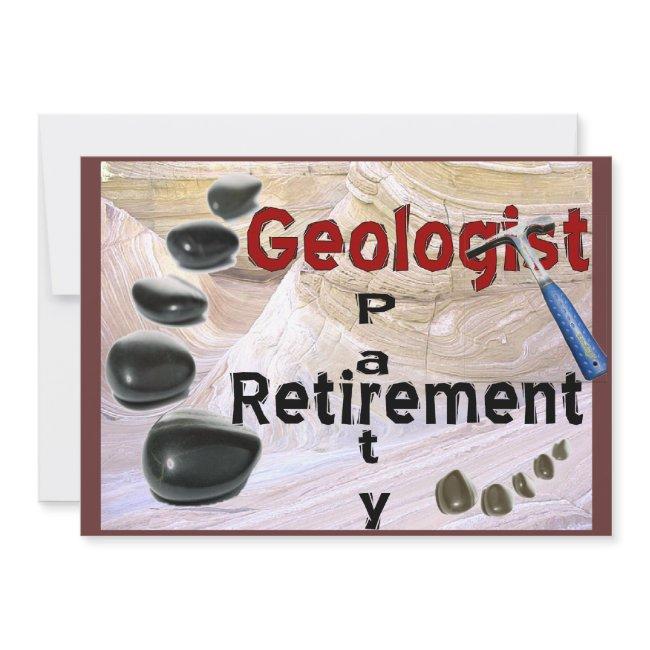 Geologist Retirement Party Invitations