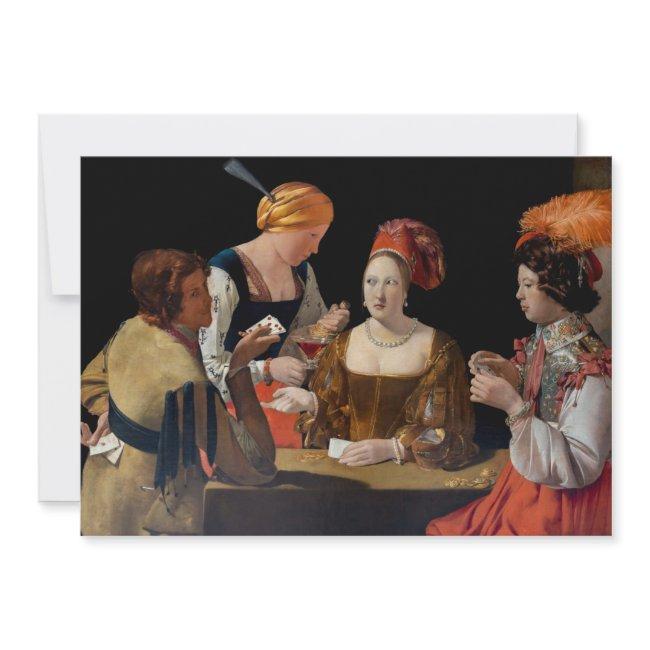Georges De La Tour - Cheat With Ace Of Diamonds Invitation