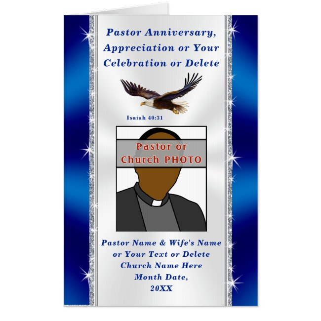 Giant Christian Invitations With Photo And Scripture