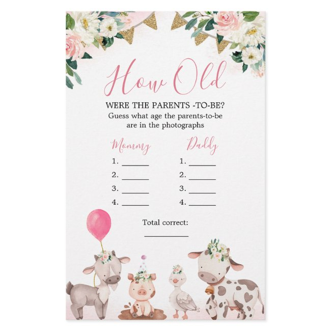 Girl Pink Farm How Old The Parents