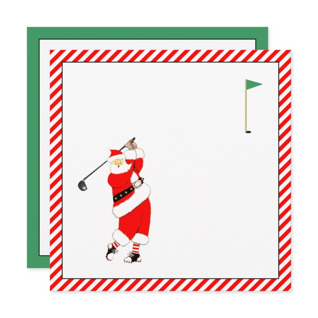 Golf Holiday Tournament Invitations