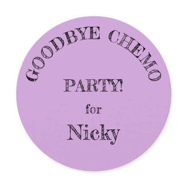 "goodbye Chemo" Party Invitations