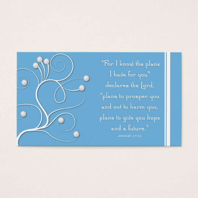 Gospel Tract Plan Of Salvation Blue Swirl