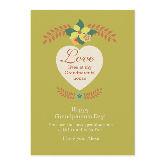 Grandparents Are Special Grandparents Day Invitations