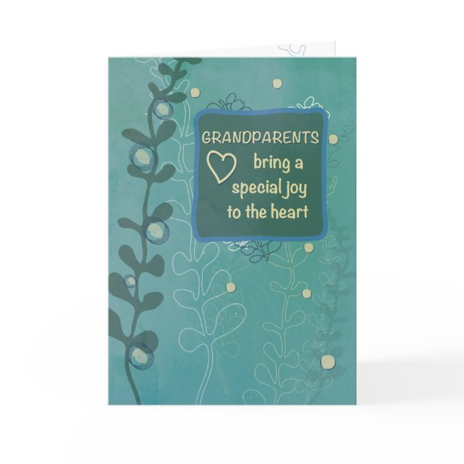 Grandparents Day Birthday Green Hand Drawn Look Invitations