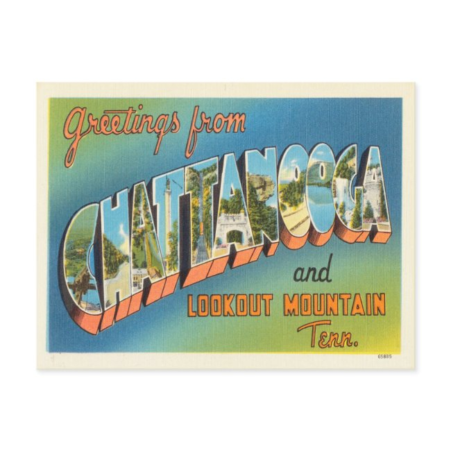 Greetings From Chattanooga And Lookout Mountain Postinvitations