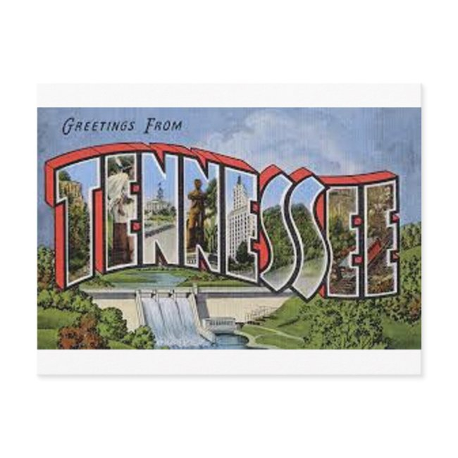 Greetings From Tennessee Postinvitations