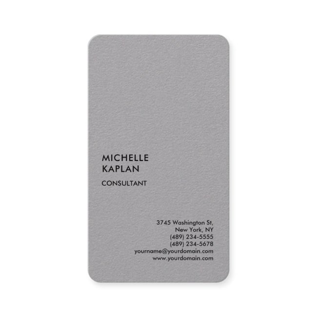 Grey Modern Professional Exclusive Business Invitations