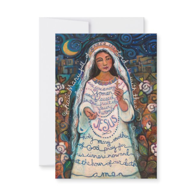 Hail Mary Prayer Invitations