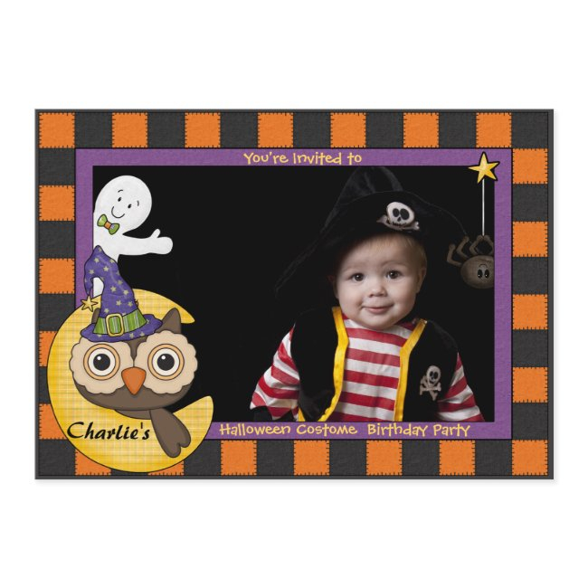 Halloween Friends - Photo Invitation