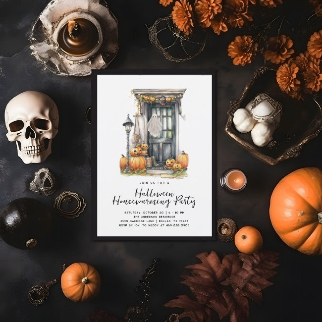 Halloween House | Housewarming Party Announcement