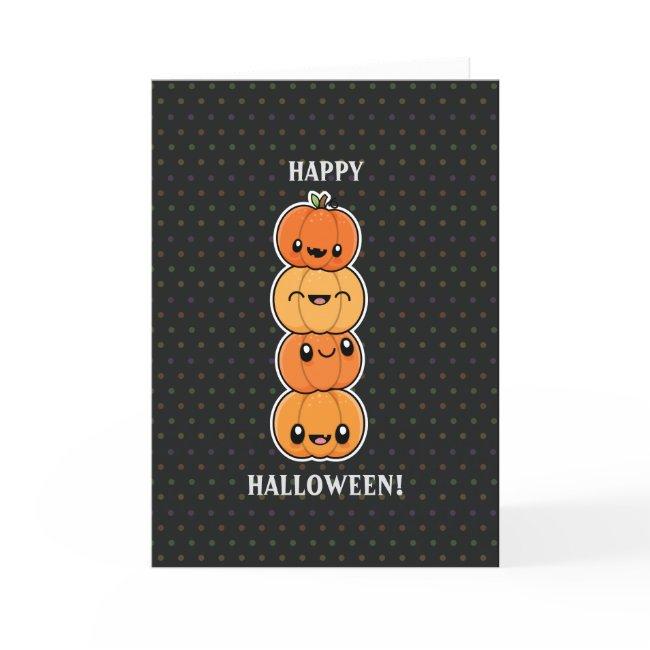 Halloween Treats Pumpkins Holiday Invitations