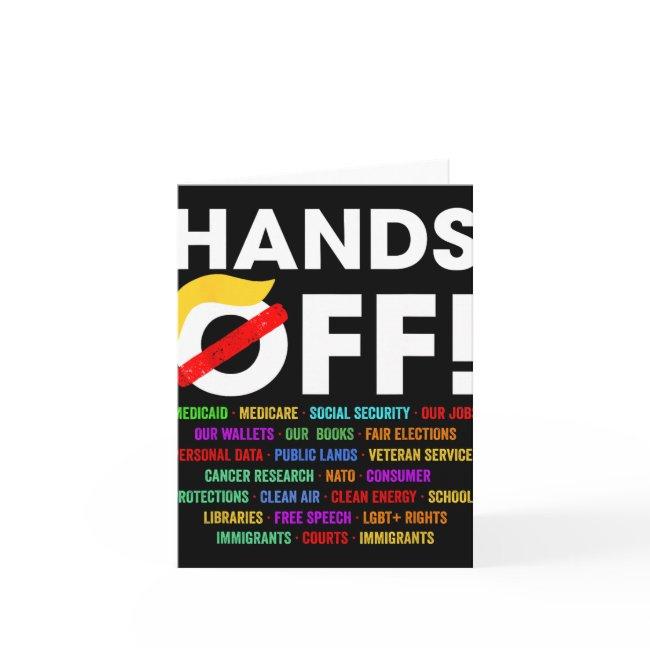 Hands Off Protest Saturday April 5 Men Women 5 Invitations