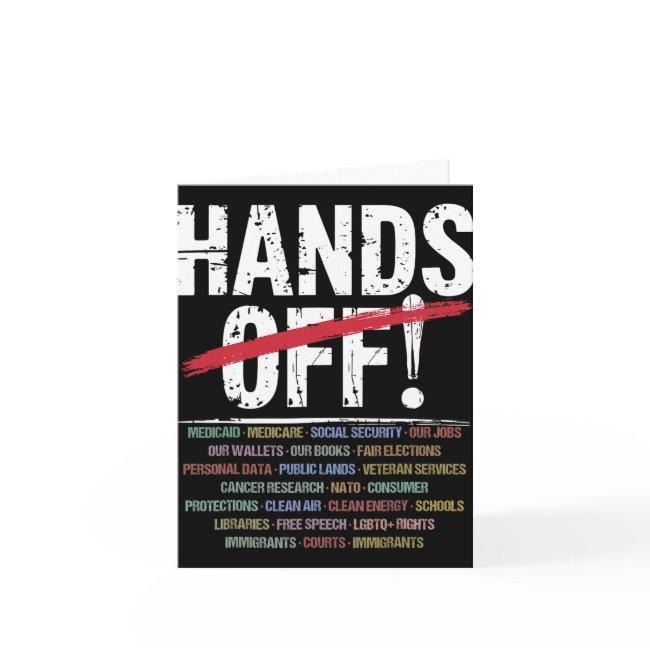 Hands Off Protest T-shirt2.png Invitations