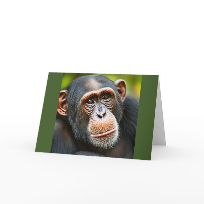 Happy Birthday Chimp Thank You Invitations