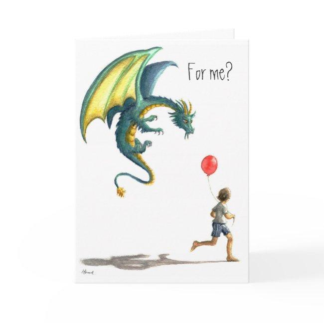 Happy Birthday Dragon Invitations