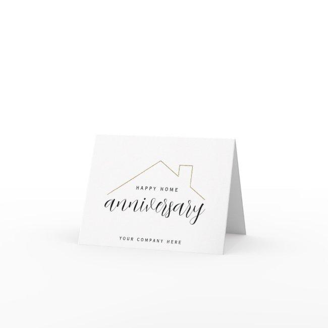 Happy Home Anniversary Realty Invitations
