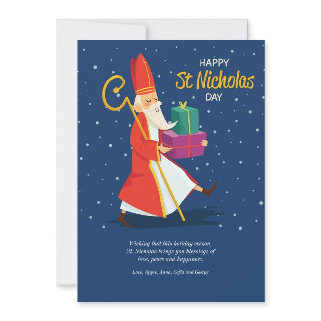 Happy St. Nicholas Day Greeting Invitations