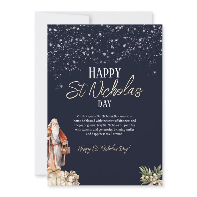 Happy St. Nicholas Day Greeting Invitations