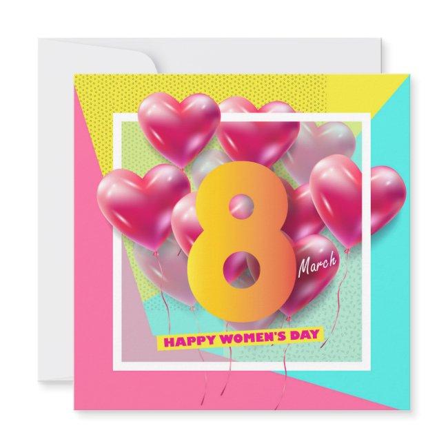 Happy Women’s Day! 8th March International Holiday Invitation