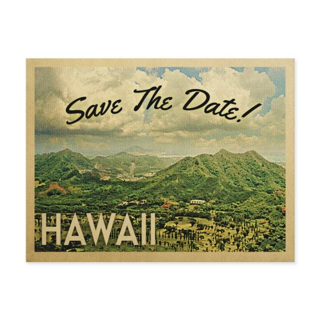 Hawaii Save The Date Vintage Postinvitations