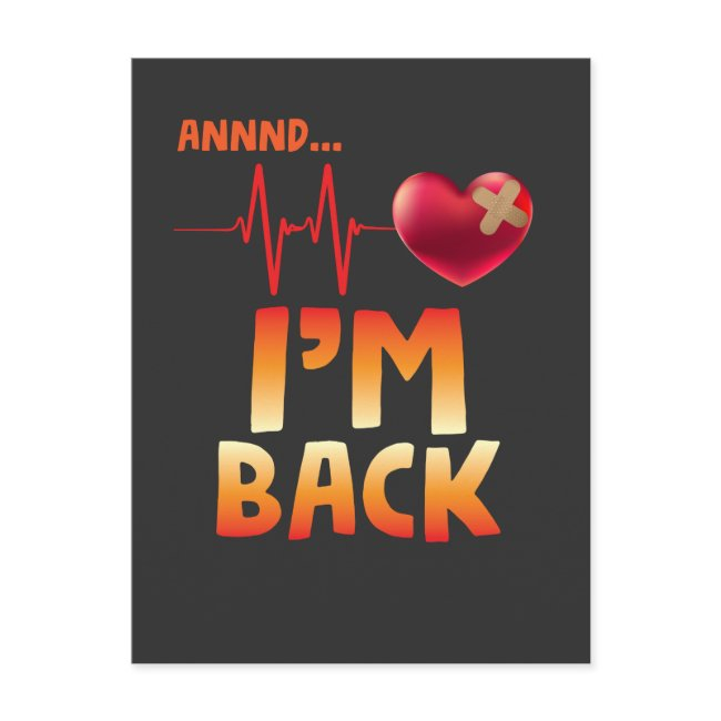 Heart Disease Bypass Surgery Recovering Postinvitations