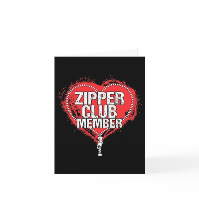 Heart Surgery Humor Funny Zipper Club Member Invitations