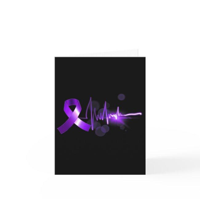 Heartbeat Opioid Ribbon Opioid Overdose Awareness Invitations