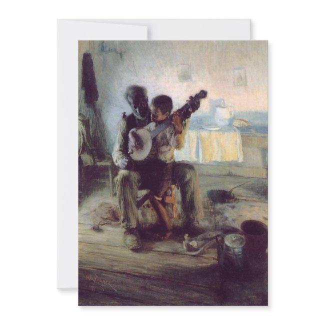 Henry Ossawa Tanner - The Banjo Lesson Invitation