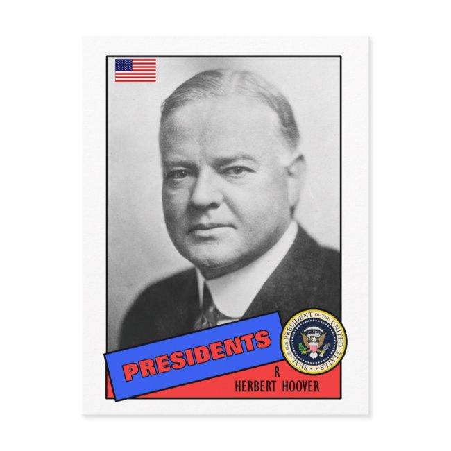 Herbert Hoover Baseball Invitations
