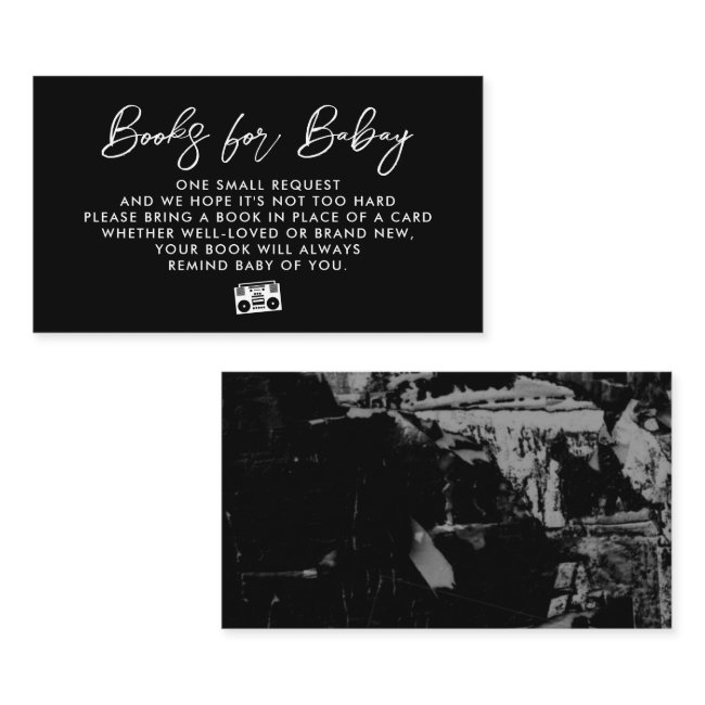 Hip Hop Book Request Enclosure Invitations