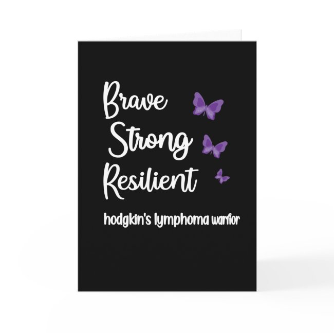 Hodgkins Lymphoma Awareness Purple Cancer Warrior Invitations