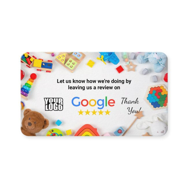 Home Daycare Google Review Template With Qr - Business Invitations