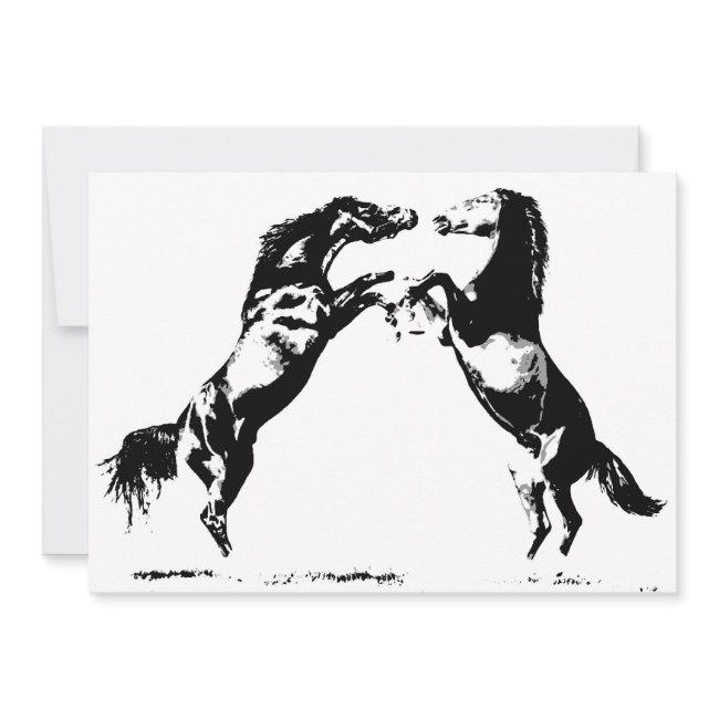 Horses Invitations - Horses Invites