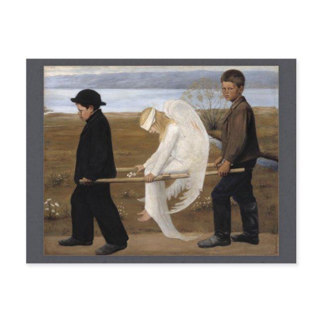 Hugo Simberg Wounded Angel Cc0021 Postinvitations