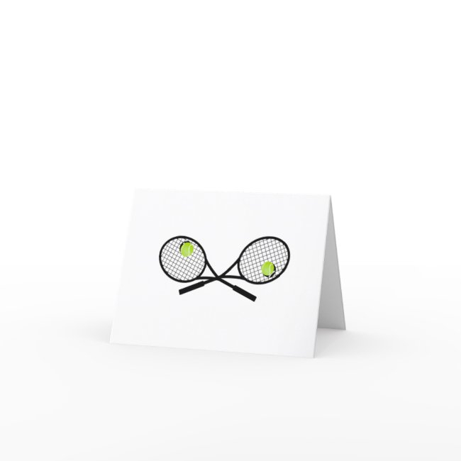Humorous Tennis Birthday Invitations