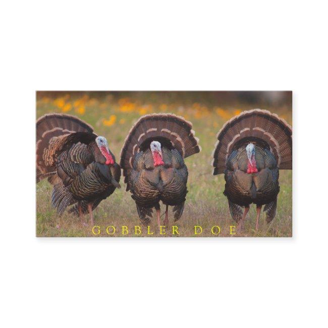 Hunting Guide Two-sided Business Invitations