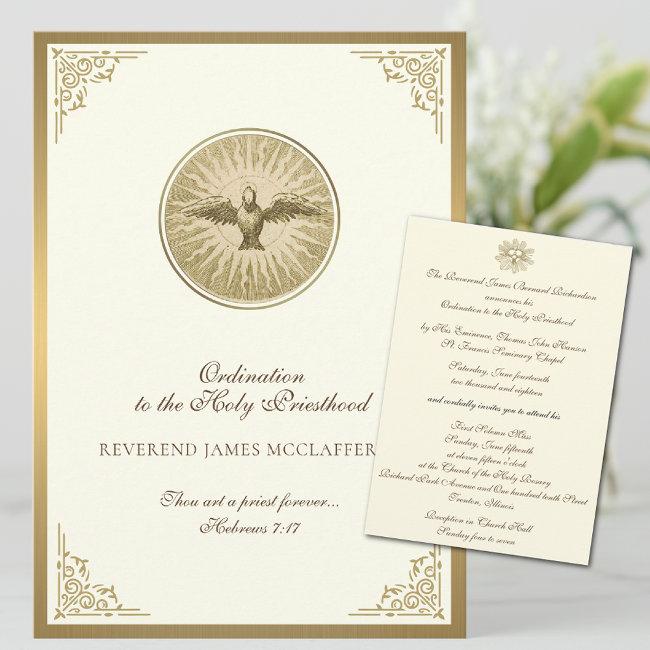 Invitation Catholic Ordination To Holy Priesthood