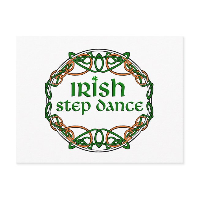 Irish Step Dance Postinvitations