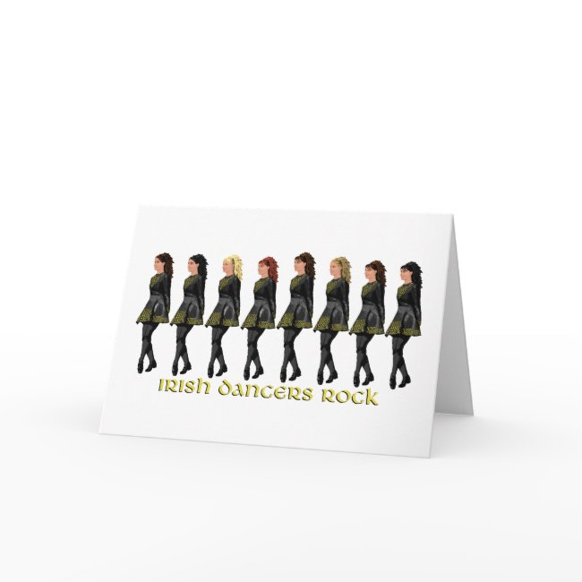 Irish Step Dancers Rock Invitations