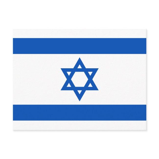 Israel Flag Postinvitations