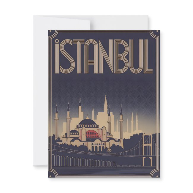Istanbul Art Deco Postinvitations
