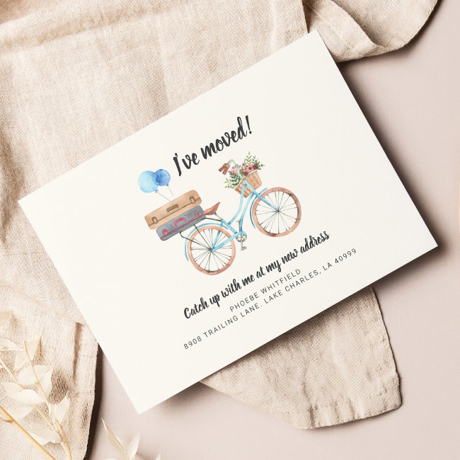 I've Moved Modern Change Of Address Moving Postinvitations