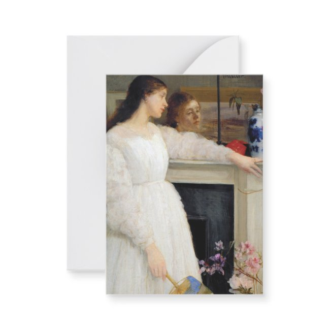 James Whistler - Symphony In White No. 2 Note Invitations
