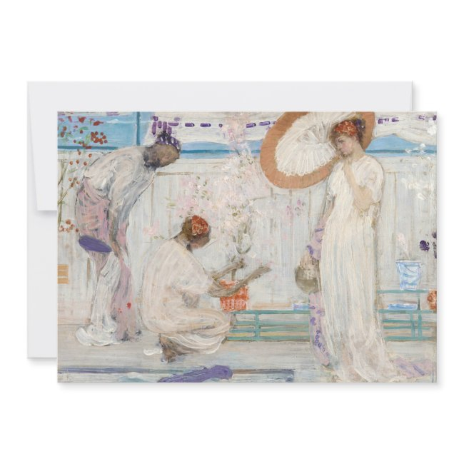 James Whistler - White Symphony, Three Girls Invitation